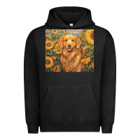 Pigment Black golden retriever Urban Hoodie - Unal Design