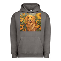 Pigment Tornado golden retriever Urban Hoodie - Unal Design