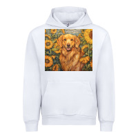 White golden retriever Urban Hoodie - Unal Design