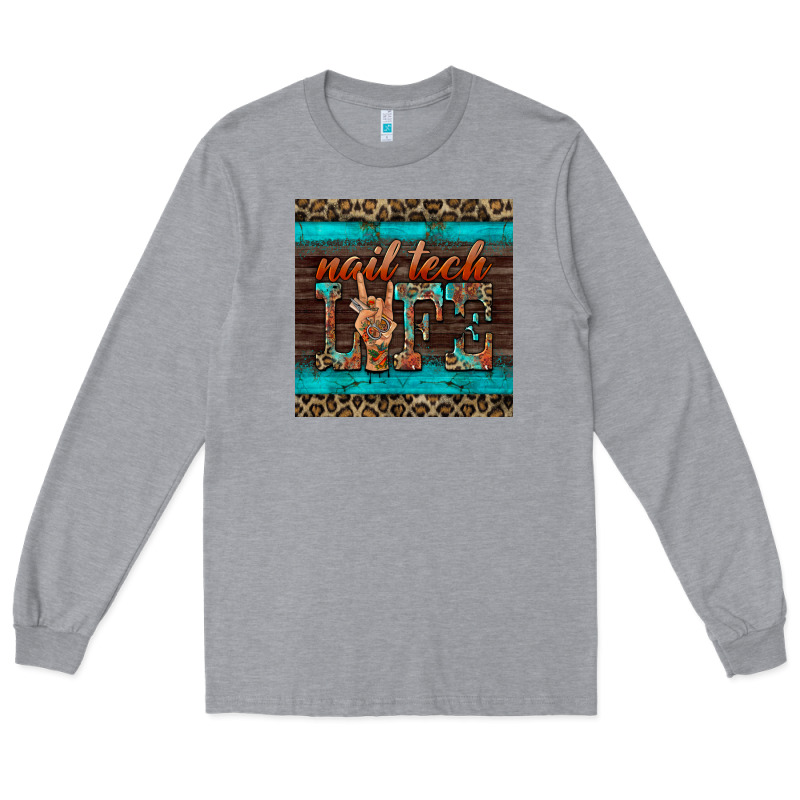 Nail Tech Life Mug Coaster Long Sleeve Tee by BarkalooDesign | Teevron