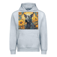 Heather Grey great dane Urban Hoodie - Unal Design