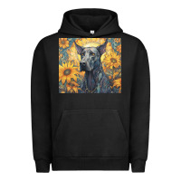Pigment Black great dane Urban Hoodie - Unal Design