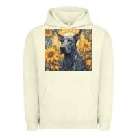 Pigment Pistachio great dane Urban Hoodie - Unal Design
