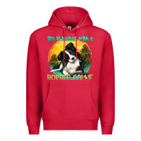 Cardinal life is better with a border collie Premium Hoodie - texasbilliewilder