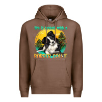 Chestnut life is better with a border collie Premium Hoodie - texasbilliewilder