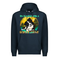 Navy life is better with a border collie Premium Hoodie - texasbilliewilder