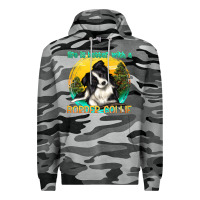 Slate Camo life is better with a border collie Premium Hoodie - texasbilliewilder