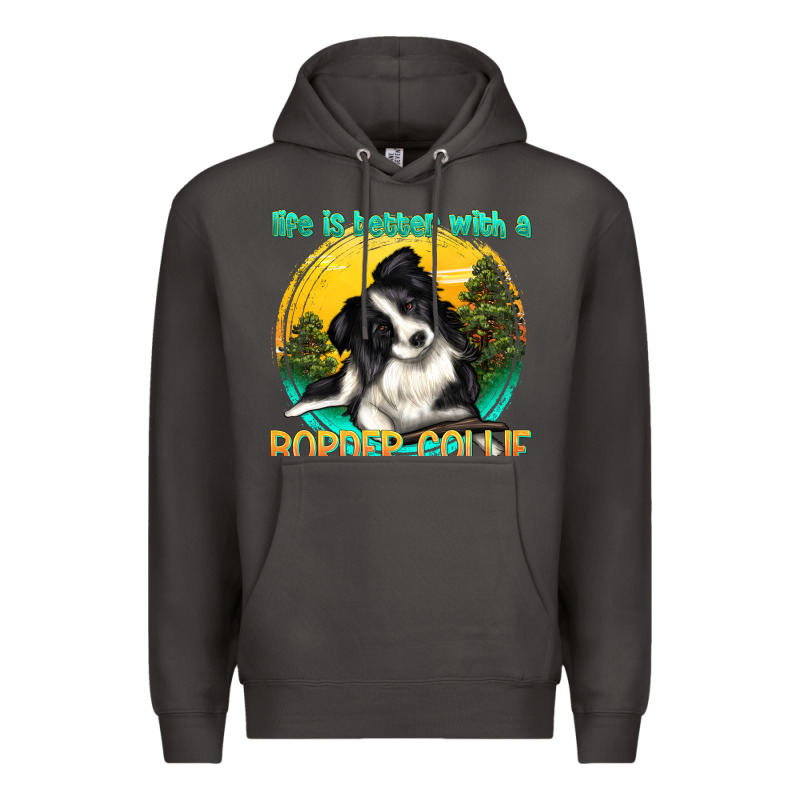 Life Is Better With A Border Collie Premium Hoodie by texasbilliewilder | Teevron