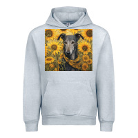 Heather Grey greyhound Urban Hoodie - Unal Design