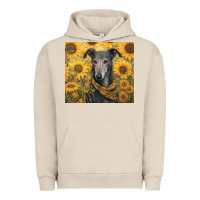 Pigment French Oak greyhound Urban Hoodie - Unal Design