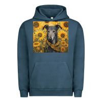 Pigment Midnight Navy greyhound Urban Hoodie - Unal Design