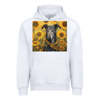 White greyhound Urban Hoodie - Unal Design