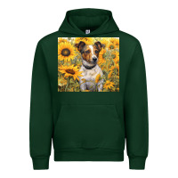 Forest Green jack russel terrier Urban Hoodie - Unal Design