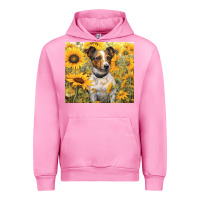 Fuchsia Pink jack russel terrier Urban Hoodie - Unal Design