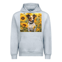 Heather Grey jack russel terrier Urban Hoodie - Unal Design