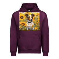 Mauve Wine jack russel terrier Urban Hoodie - Unal Design