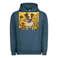 Pigment Midnight Navy jack russel terrier Urban Hoodie - Unal Design