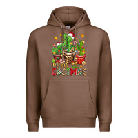 Chestnut christmas cactus merry cactmas Premium Hoodie - Zillion Design Studio