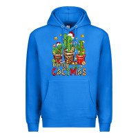 True Royal christmas cactus merry cactmas Premium Hoodie - Zillion Design Studio