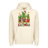 Sandshell christmas cactus merry cactmas Premium Hoodie - Zillion Design Studio