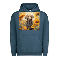 Pigment Midnight Navy labrador retriever Urban Hoodie - Unal Design