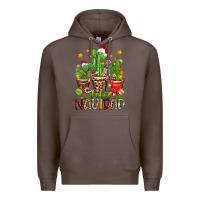 Coffee christmas cactus feliz navidad Premium Hoodie - Zillion Design Studio