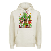 Oatmeal Heather christmas cactus feliz navidad Premium Hoodie - Zillion Design Studio