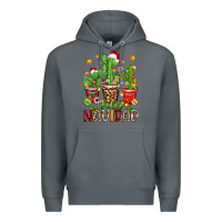 Rock christmas cactus feliz navidad Premium Hoodie - Zillion Design Studio