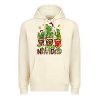Sandshell christmas cactus feliz navidad Premium Hoodie - Zillion Design Studio