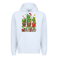 White christmas cactus feliz navidad Premium Hoodie - Zillion Design Studio