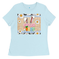 Baby Blue easter vibes tumbler Ladies Tee - Artiststas
