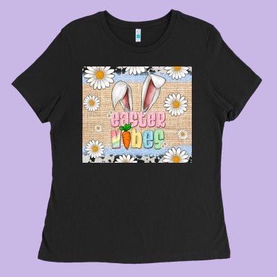 Easter Vibes Tumbler Ladies Tee Designed By Artiststas