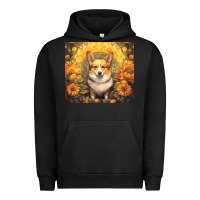 Pigment Black pembroke welsh corgi Urban Hoodie - Unal Design
