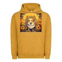 Pigment Peanut Butter pembroke welsh corgi Urban Hoodie - Unal Design