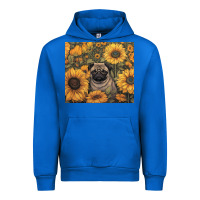 Cobalt pug Urban Hoodie - Unal Design
