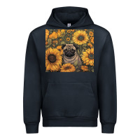 Navy pug Urban Hoodie - Unal Design
