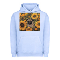 Pigment Grape Ice pug Urban Hoodie - Unal Design