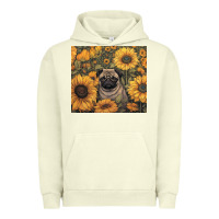 Pigment Pistachio pug Urban Hoodie - Unal Design