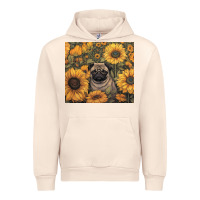 Sandshell pug Urban Hoodie - Unal Design