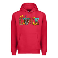 Cardinal love with cross Premium Hoodie - texasbilliewilder