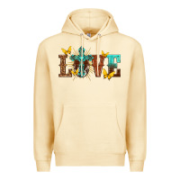 Pina Colada love with cross Premium Hoodie - texasbilliewilder