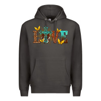 Smoke love with cross Premium Hoodie - texasbilliewilder