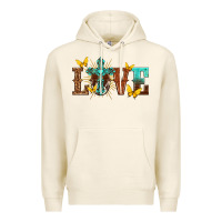 Tofu love with cross Premium Hoodie - texasbilliewilder
