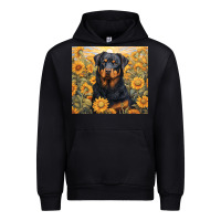 Black rotweiler Urban Hoodie - Unal Design