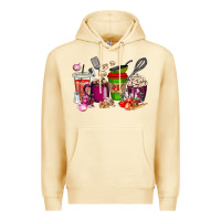 Pina Colada lunch lady coffee cups Premium Hoodie - texasbilliewilder