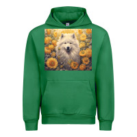 Emerald samoyed Urban Hoodie - Unal Design