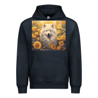 Navy samoyed Urban Hoodie - Unal Design