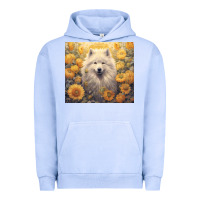 Pigment Grape Ice samoyed Urban Hoodie - Unal Design