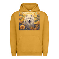 Pigment Peanut Butter samoyed Urban Hoodie - Unal Design