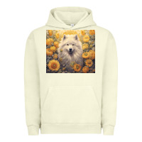 Pigment Pistachio samoyed Urban Hoodie - Unal Design